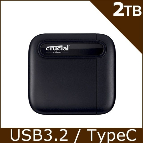 ~協明~ 美光Micron Crucial X6 500GB USB3.2 Gen2 SSD 行動硬碟