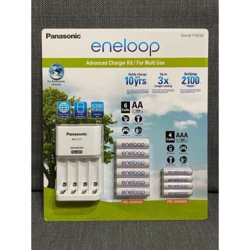 panasoic eneloop 好市多 充電電池組