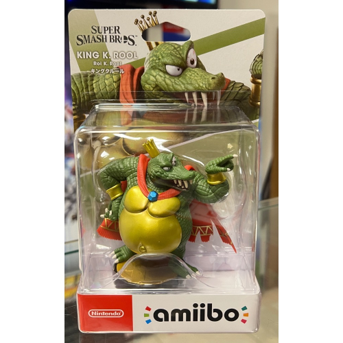 AMIIBO SWITCH 任天堂明星大亂鬥 庫魯魯王 庫魯魯大王 KING K.ROOL 全新品［士林遊戲頻道]