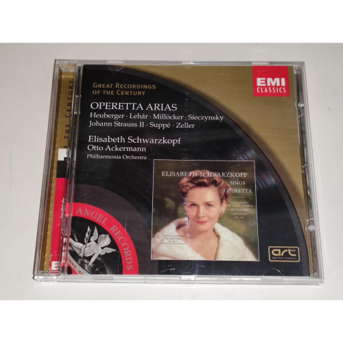 文本齋 舒娃茲柯芙 Schwarzkopf Operetta Arias Ackermann 愛樂管弦 EMI