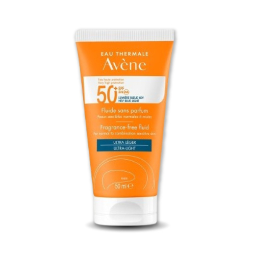 【限量搶購】雅漾超能輕感防曬液(無香)SPF50+50ml (效期：2026/11/01)
