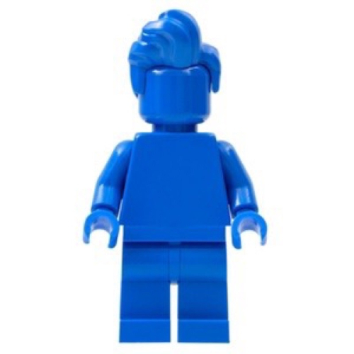【藍色】素色人偶 LEGO 樂高 40516 彩虹人 紅 黑 咖啡 橘 黃 綠 藍 紫 白 粉紅 淺藍