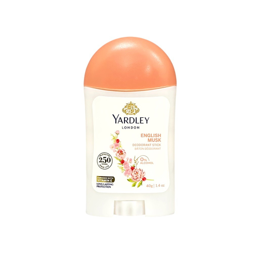 【Yardley London 雅麗】英倫麝香體香膏-English Musk(40g)【8127】