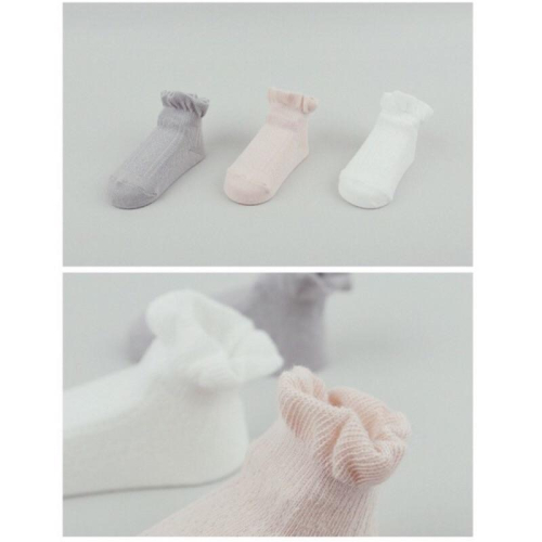 精梳薄棉鏤空鬆口嬰幼兒童寶寶防滑襪子 韓版花邊網眼襪 女寶襪