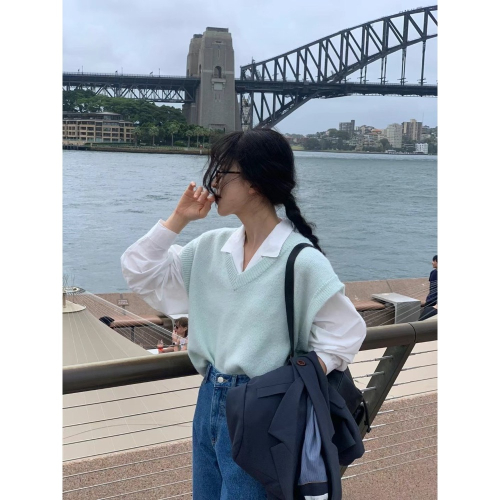 Eonni 正韓?? 《馬卡龍針織背心》