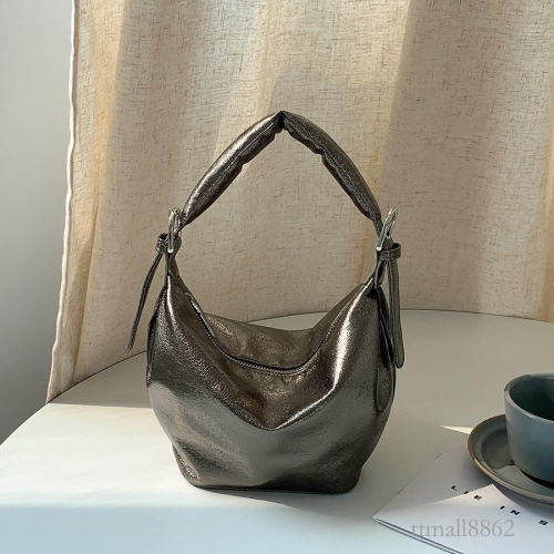 BAGG? 韓版新款小手提包包高級感簡約手拎包女潮牌PU餃子包女 時尚包 錢包 手拿包 母親節禮物