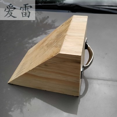 汽車大貨車防溜車止退器擋輪車輪防滑三角木塊墊定位固定器阻車器