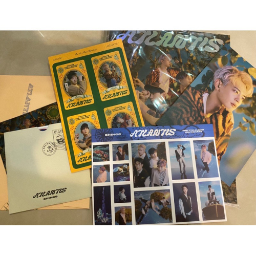 ￼SHINee 正規專輯 The 7th Album Repackage Atlantis 改版專輯 溫流key 泰民珉