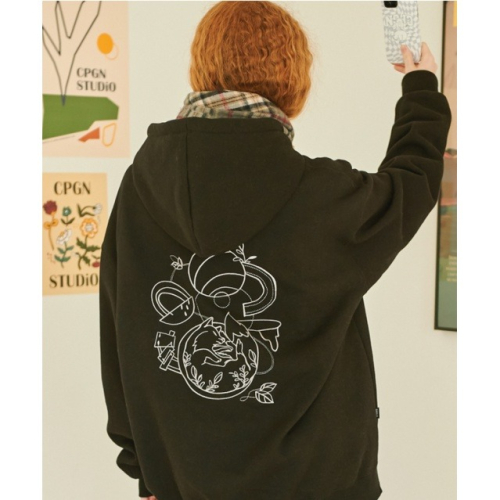 ●現貨●CPGN STUDIO 背後刺繡 內裡刷毛 帽T [G01031]