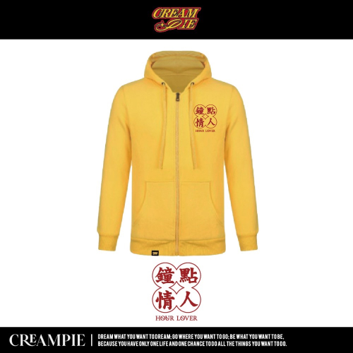 Creampie 奶油派 鐘點情人重磅拉鍊帽踢 拉鍊外套