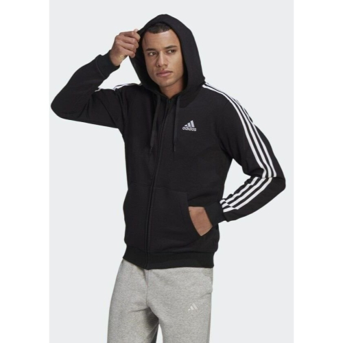 adidas【M】三條紋 連帽外套 Hoodie 刷毛內襯 H09262 全新 現貨 保證正品