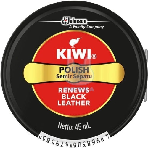 【KIWI 奇偉】巴西棕櫚蠟鞋油-黑色(45ml/36g)【7958】