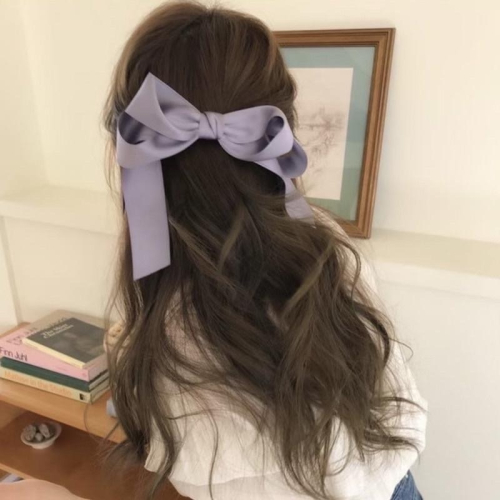 各色現貨 髮飾｜JISOO 지수 顏色太美啦?‍⬛ 韓國 手工雙層蝴蝶結髮夾 6色現貨 蝴蝶結彈簧髮夾