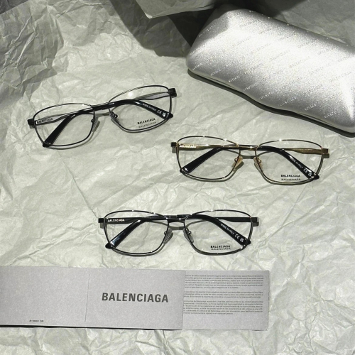 Balenciaga新款井柏然金屬眼鏡超輕眼鏡近視眼鏡BB0283眼鏡框眼鏡架男女同款時尚潮流61-14-145