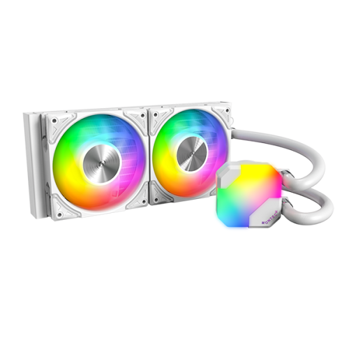 Montech 君主水冷 hyperflow argb 240 白色/黑色 /一體式水冷/240水冷