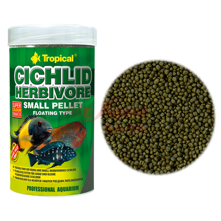 波蘭 德比克 Tropical 藻食性慈鯛揚色顆粒 揚色漂浮顆粒 250ml 1L
