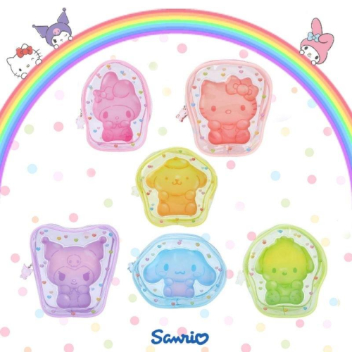 「日本??」化妝包-三麗鷗 Sanrio 大耳狗/美樂蒂/KITTY/庫洛米/帕洽狗/布丁狗 日本進口正版授權