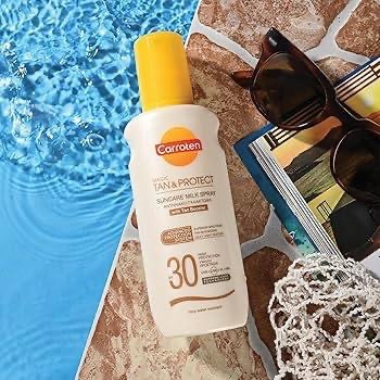 4D防水防護 曬黑用 SPF30 澳洲製?Carroten Protect & Tan 防曬乳噴霧 現貨