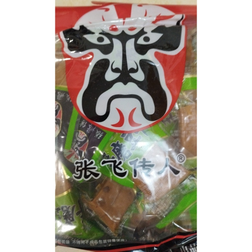張飛傳人泡椒味手磨豆干1袋500克
