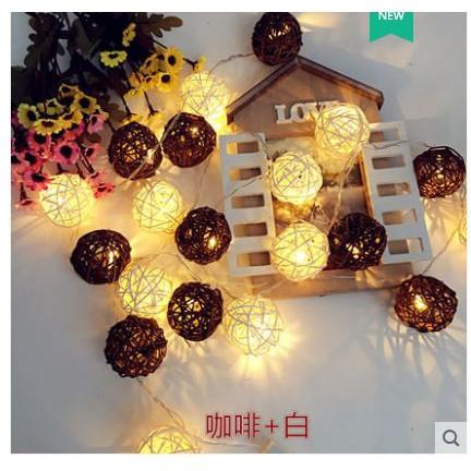???四月科技能源?光控太陽能燈50/100LED燈 聖誕燈 節日 燈串 藤球 暖燈A0219-4