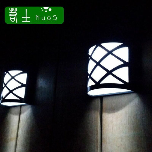 ╭☆April shop☆╮光控太陽能燈 6LED復古壁燈 庭院燈 裝飾燈A0407