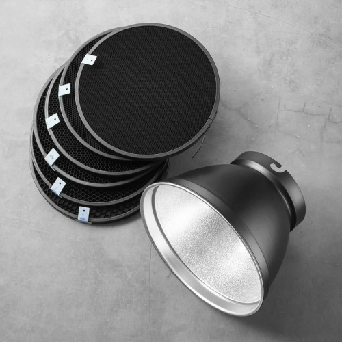 三重☆大人氣☆副廠 elinchrom 愛玲瓏 21cm 標準罩+10度、20度、30度、40度、50度、60度 蜂巢