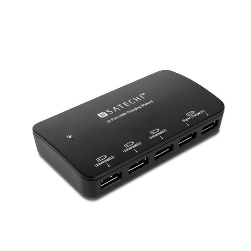 Satechi 5-Port USB Charger 黑色款 五孔充電插座 充電器