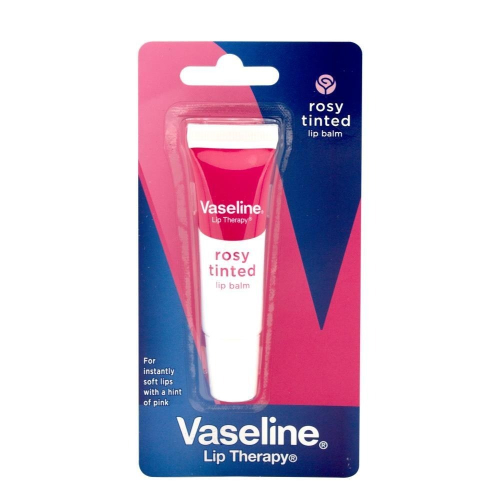 【Vaseline 凡士林】護唇膏-玫瑰潤色(10g)【6766】
