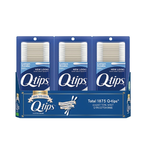 好市多現貨快出【Q-Tips】紙軸棉花棒(625支/盒) 易分解 化妝 卸妝 指甲 美國進口 好市多棉花棒
