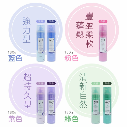 【樂自購】KAO 花王 #定型噴霧 180g 強力持久 自然彈力 3D蓬鬆感 空氣感 ＃瀏海＃定型液