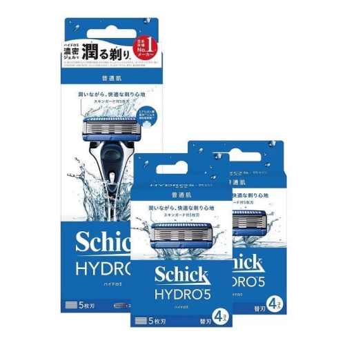 ?現貨特價！Schlick 舒適水次元5刮鬍刀組一刀架九刀片-吉兒好市多COSTCO線上代購