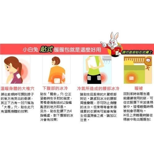 小白兔暖暖包系列