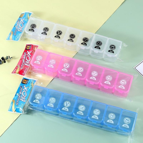 現貨 特大 7天盒 7格盒 收納盒 小物盒 小盒子 藥盒 零件盒 飾品盒 空盒 攜帶式藥盒 收納空盒