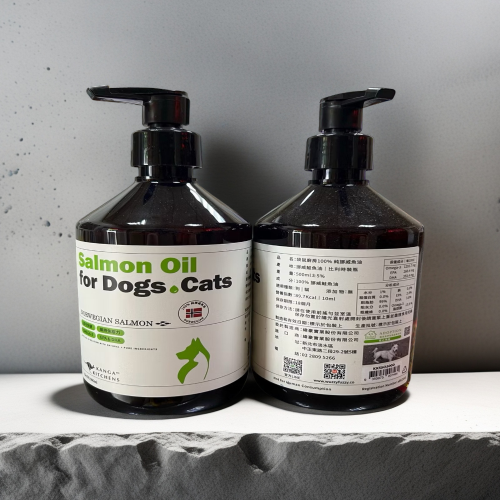【貓找泥】袋鼠廚房 純天然挪威鮭魚油500ml