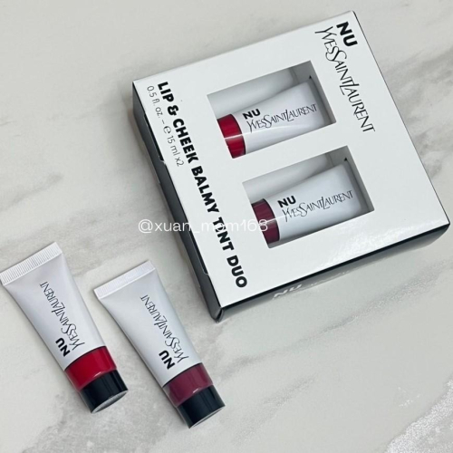 即期出清?YSL 聖羅蘭 Nu唇頰兩用膏二入組 15ml*2/組