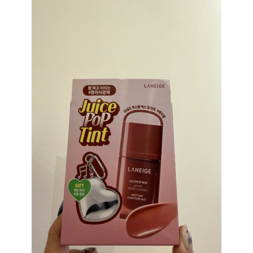 LANEIGE 蘭芝 果漾音色持久水光唇釉 4.5g 附贈愛心掛飾❤️