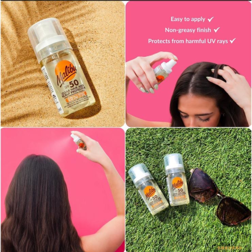 現貨『頭皮防曬』英國製??Malibu 馬里布 SPF30/SPF50 hair scalp 頭髮 防曬噴霧