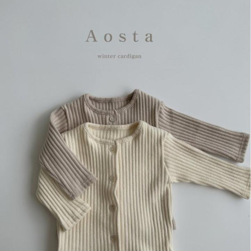 【兩件免運】韓國??童裝 Aosta 木耳邊壓紋抗條小外套 兒童外套 女寶穿搭 韓國代購