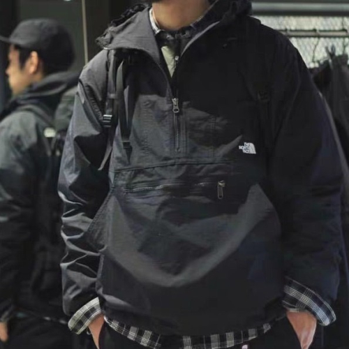現貨TNF北面 北面 連帽 風衣 半領 長袖