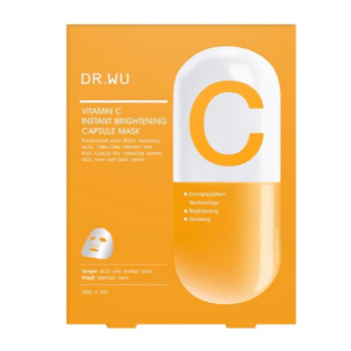 【DR.WU】維他命c瞬效亮白膠囊面膜 26ml單片賣場