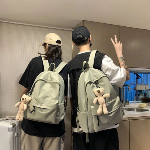 雙肩包男女情侶初高中大學生書包電腦包大容量旅行揹包運動休閑包