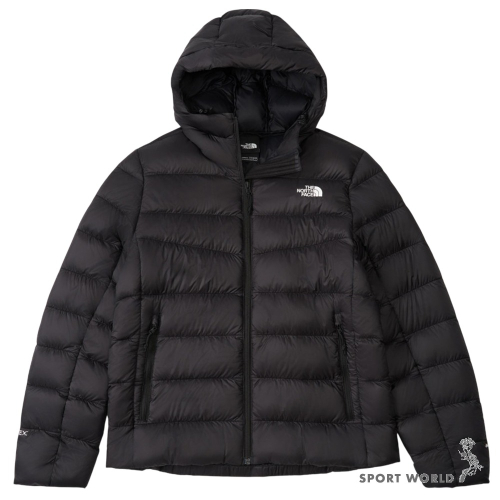 The North Face 北面 連帽羽絨外套 女裝 防潑水 黑【運動世界】NF0A8DX5JK3