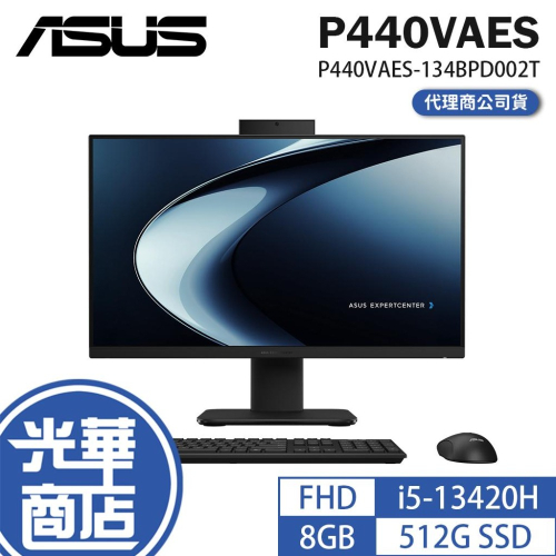 ASUS 華碩 P440VAES 24吋 AIO 桌上型電腦 觸控/i5-13420H/8G/512G/Win11Pro