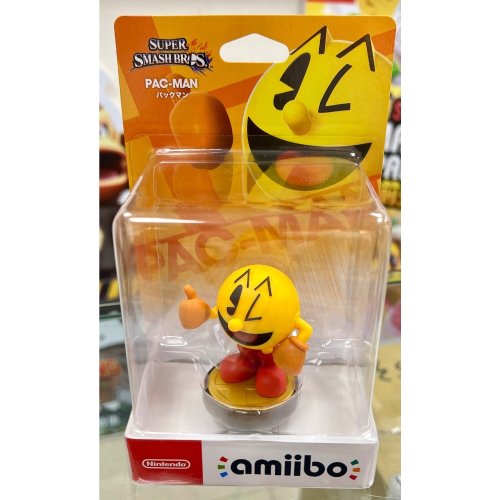 (不含遊戲）switch 任天堂明星大亂鬥 amiibo 小精靈 吃豆人 PAC-MAN 全新品［士林遊戲頻道］