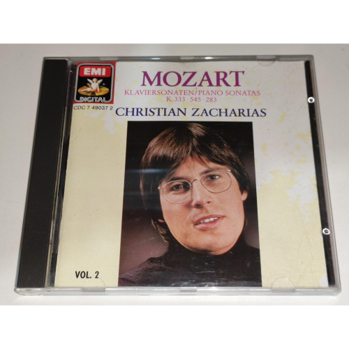 文本齋 Christian Zacharias Mozart 莫札特 鋼琴奏鳴曲集 K.333.545.283 EMI