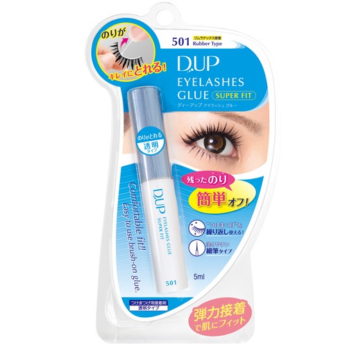 【D-UP】長效撕除式假睫毛膠水黏著劑#501(5ml)【4865】