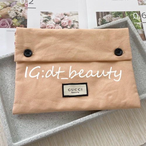 Gucci 專櫃限量贈品 古馳包 彩妝包 收納包 化妝包 刷具包 彩妝包 手提包 禮物包 古馳包