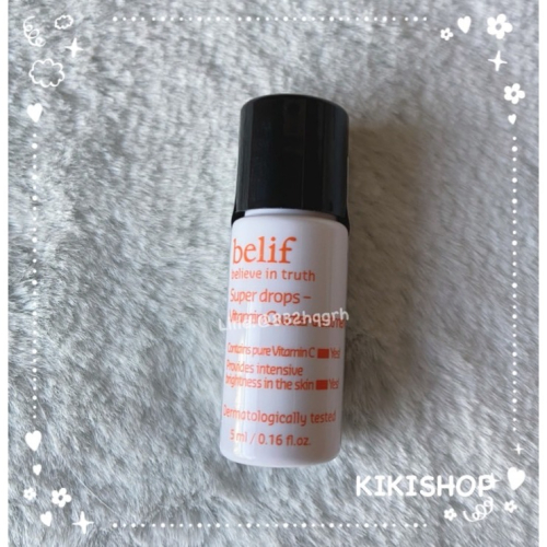 出清特惠✿BELIF✿韓國保養品牌 belif 超能維他命C煥顏化妝水攜帶瓶 5ml 小樣