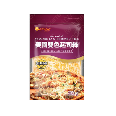 美國雙色起司絲 250g