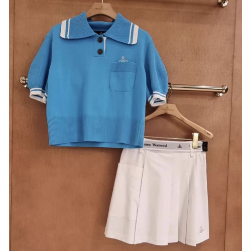 Vivienne Westwood polo衫 上衣 T恤 經典土星刺繡 土星針織背心polo領薄款V領 名媛可愛 舒服